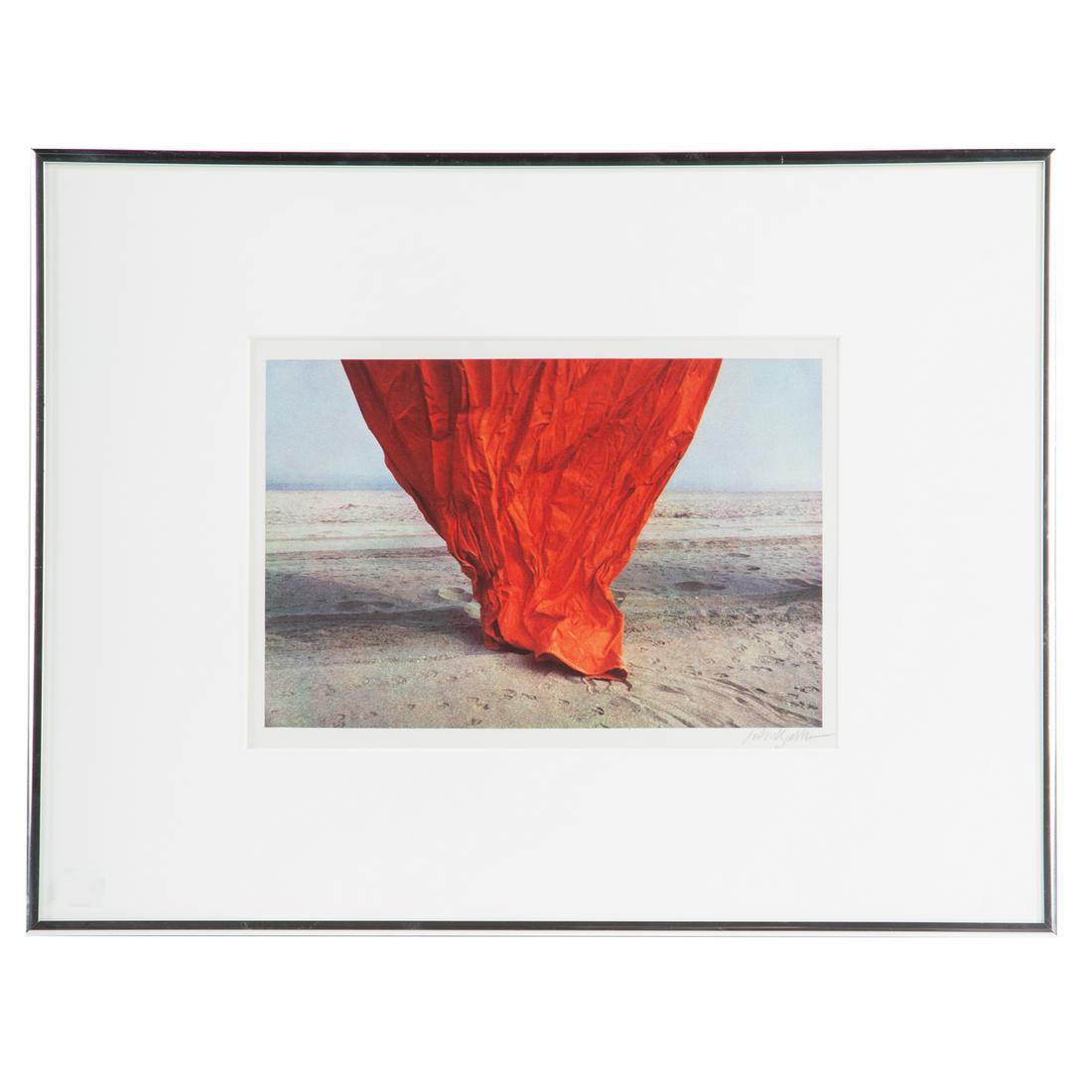 John Batho. "Red Umbrella," Fresson print (1 of 4)