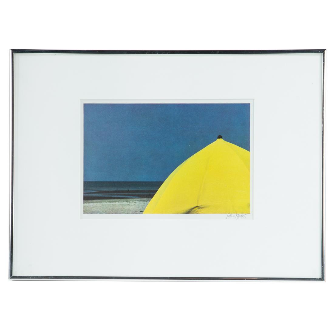 John Batho. "Yellow Umbrella," Fresson print (1 of 4)