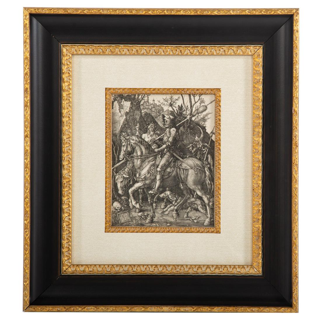 After Albrecht Durer. "Knight, Death & the Devil," heliograph (1 of 4)