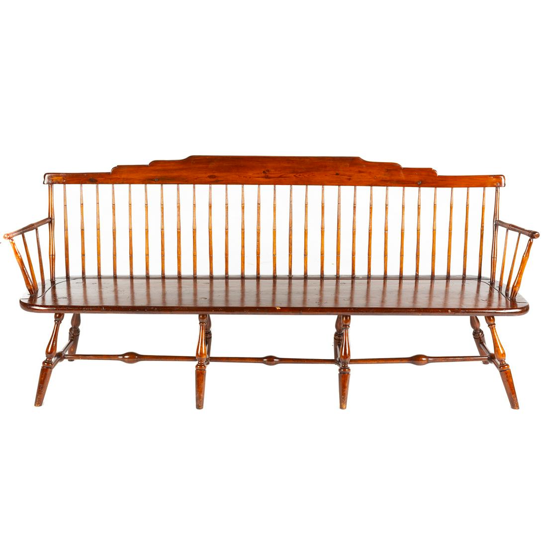 Federal Mixed Wood Windsor Parsons Bench (1 of 5)