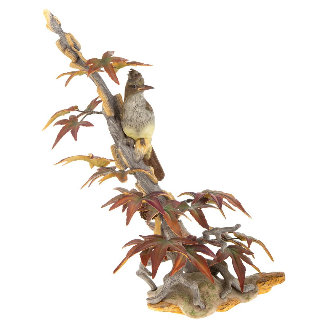 Boehm Porcelain Crested Fly Catcher (1 of 6)