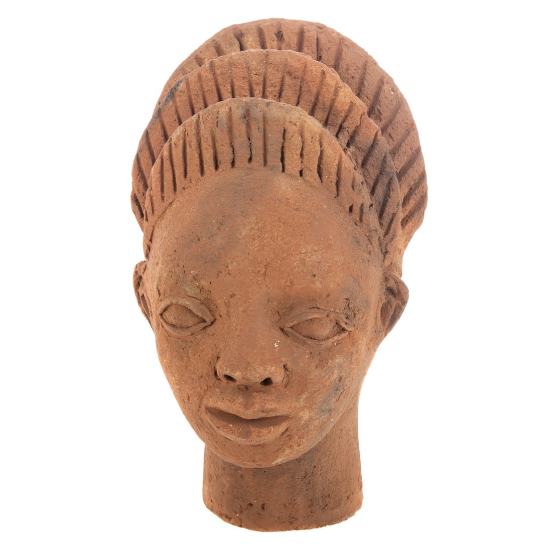 African. Head of a Woman, terracotta (1 of 4)