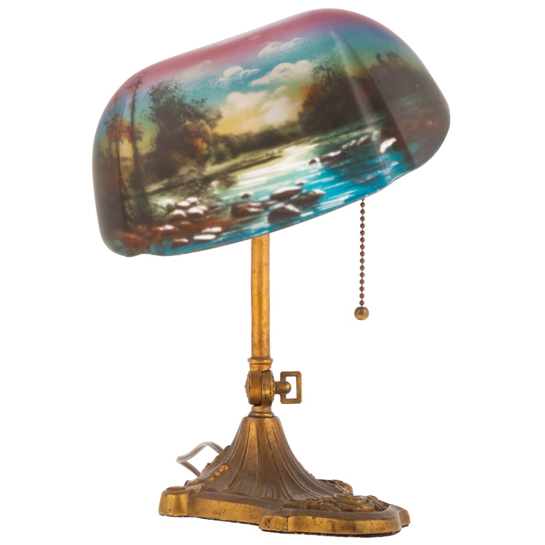 Arts & Crafts Banker's Lamp (1 of 4)