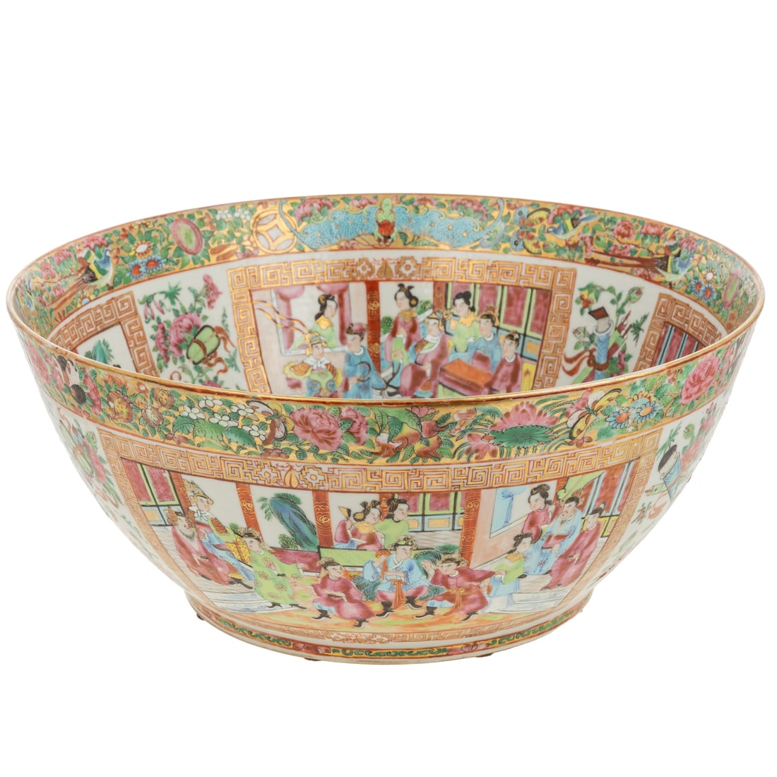 Large Rose Mandarin Punch Bowl (1 of 6)