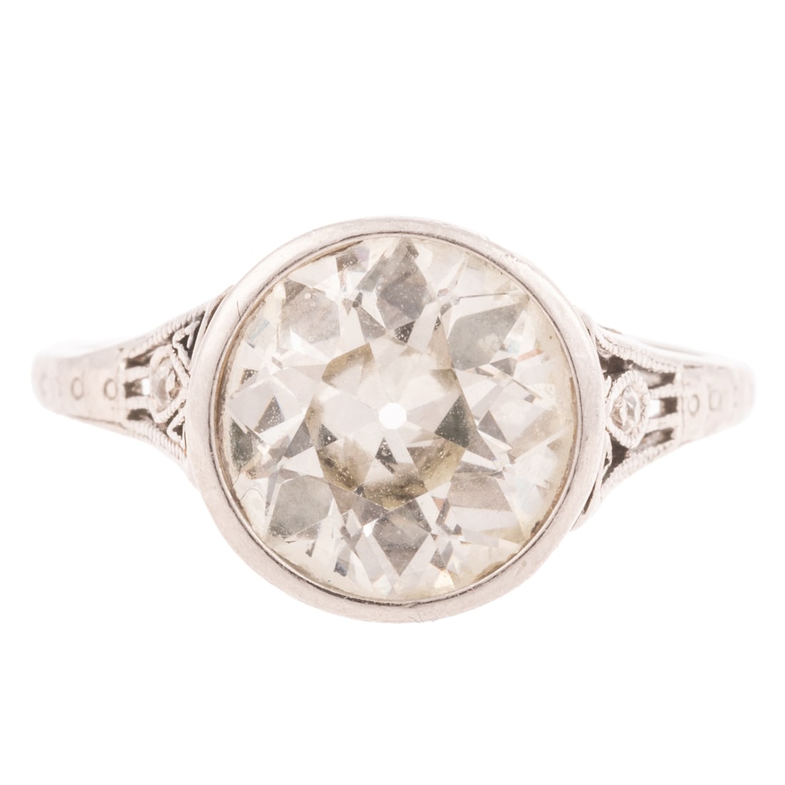 An Art Deco 2.60ct Diamond Ring in Platinum (1 of 4)