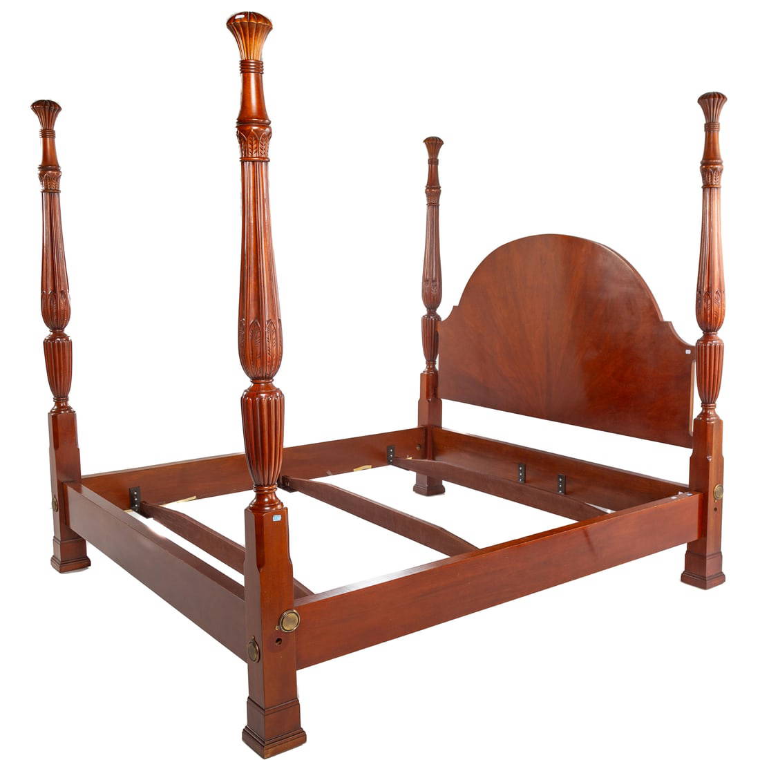 Councill Craftsman Mahogany Kingsize Poster Bed Auction