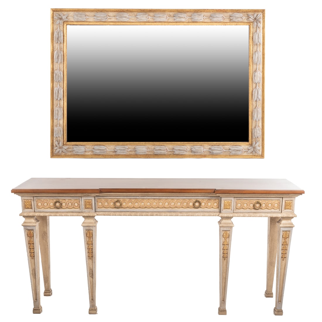 John Widdicomb Painted Sideboard & Mirror (1 of 10)