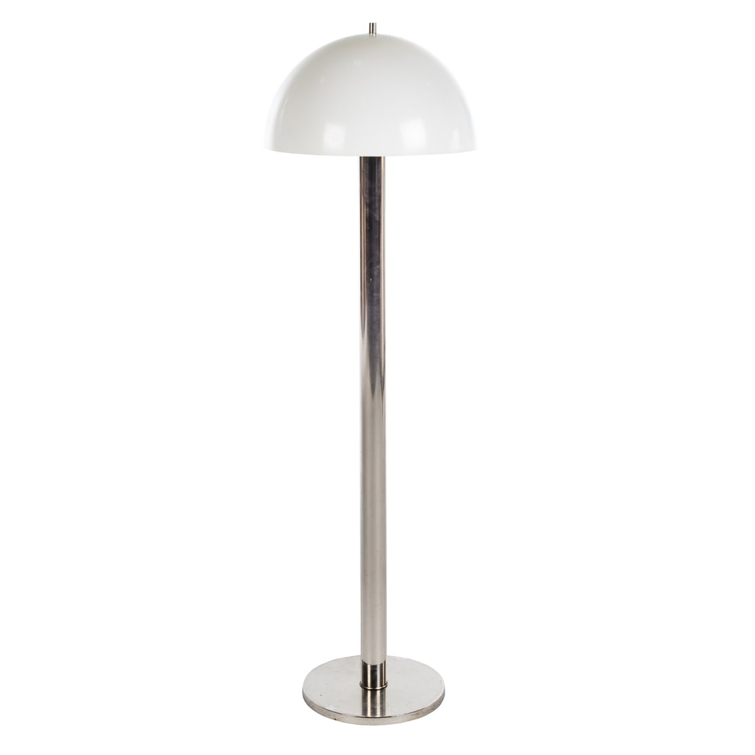 Chrome Mid-Century Mushroom Floor Lamp (1 of 4)