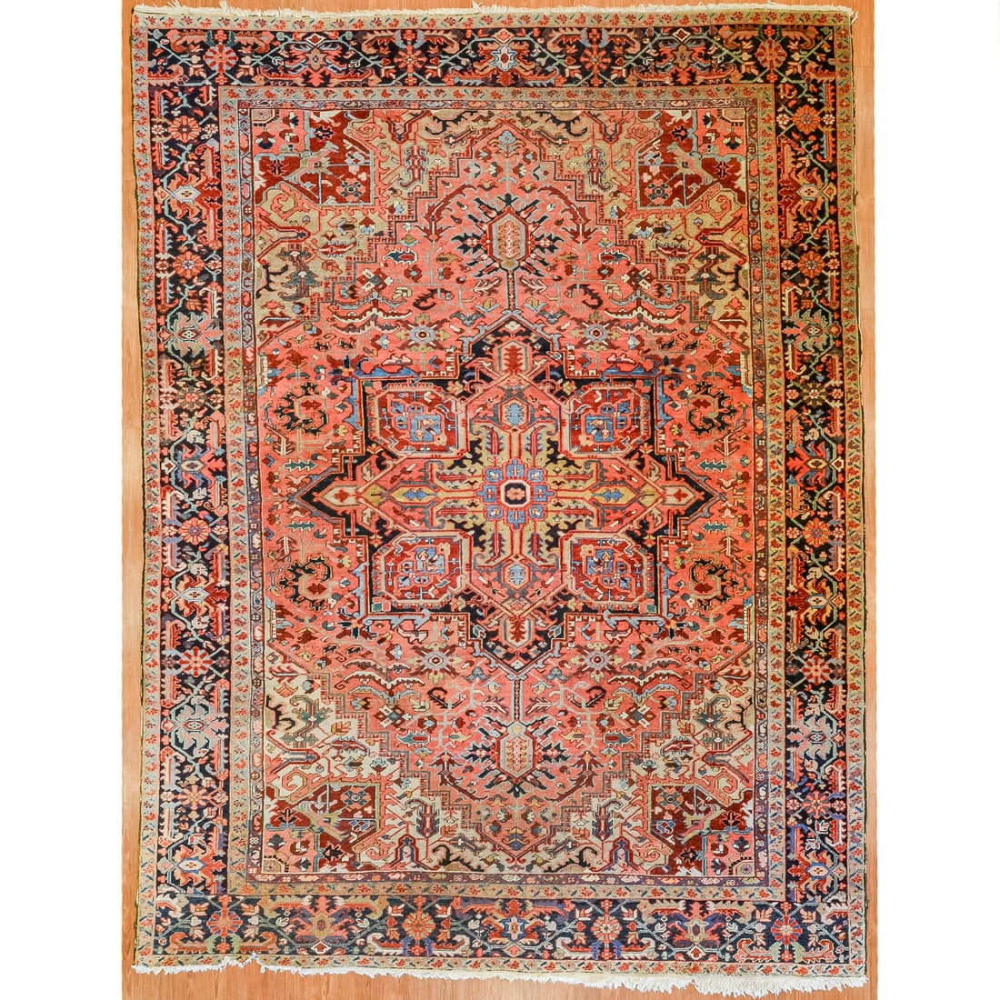Antique Heriz Rug, Persia, 8.10 x 11.6 (1 of 10)