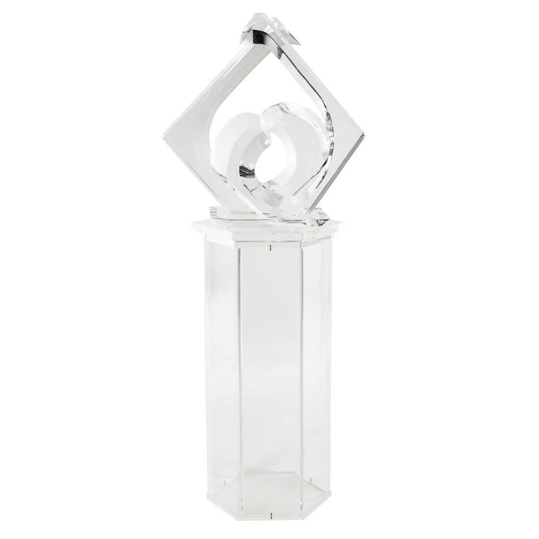 Hivo G. Van Teal. Untitled, lucite sculpture (1 of 4)