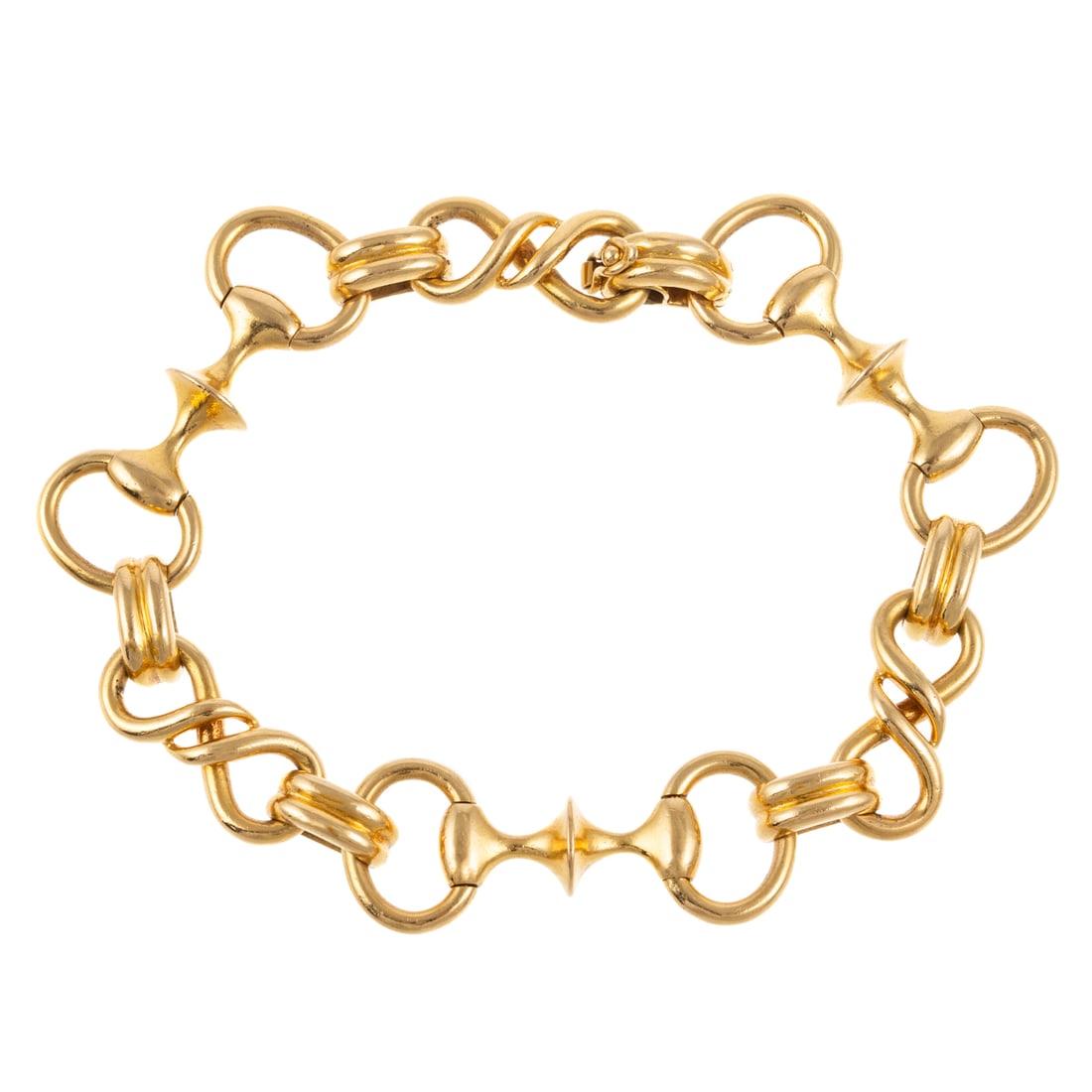 An Hermes Horse Bit Bracelet in 18K (1 of 3)