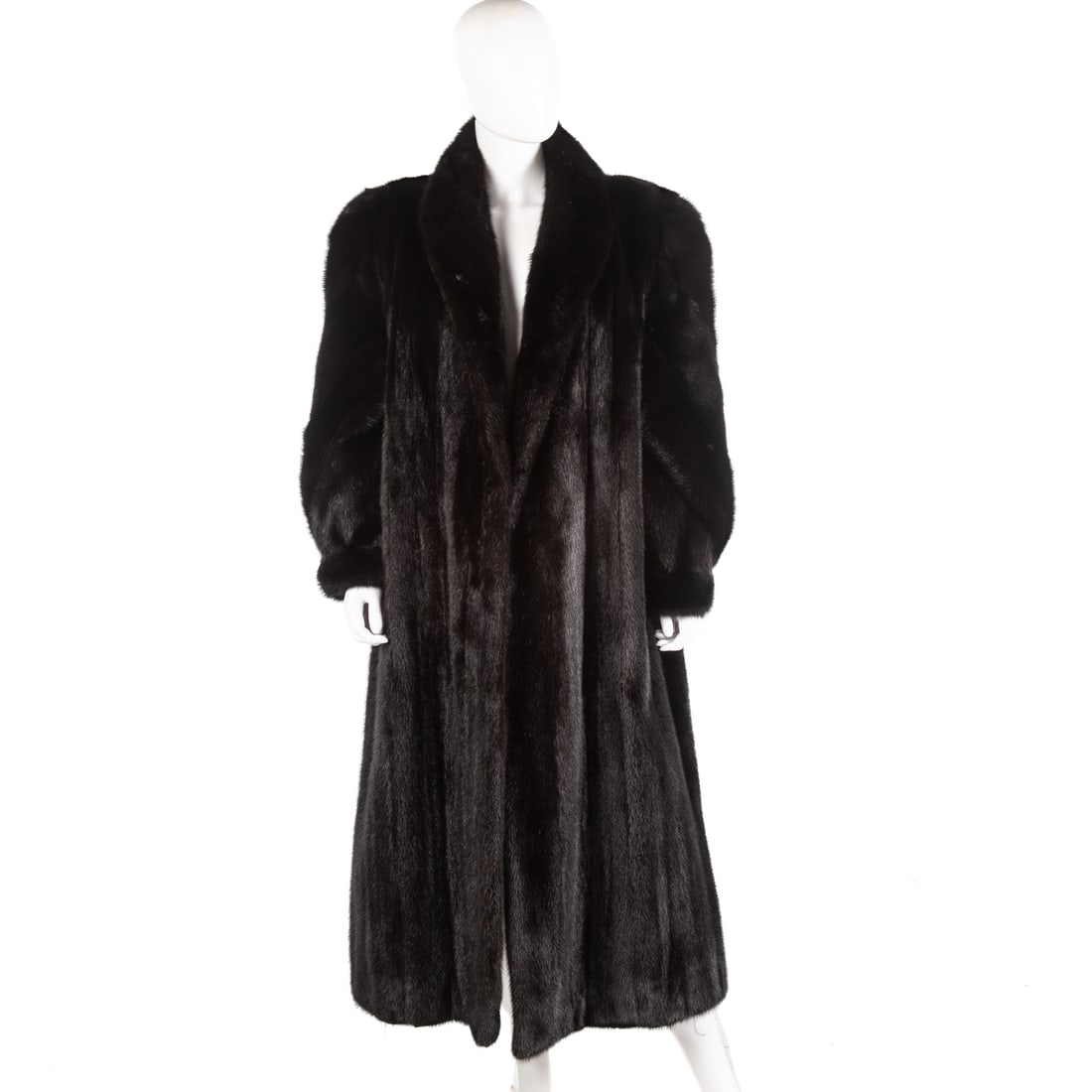 Black Mink Fulllength Coat Auction