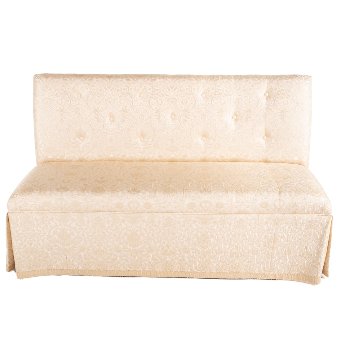 Contemporary Upholstered Armless Settee (1 of 5)