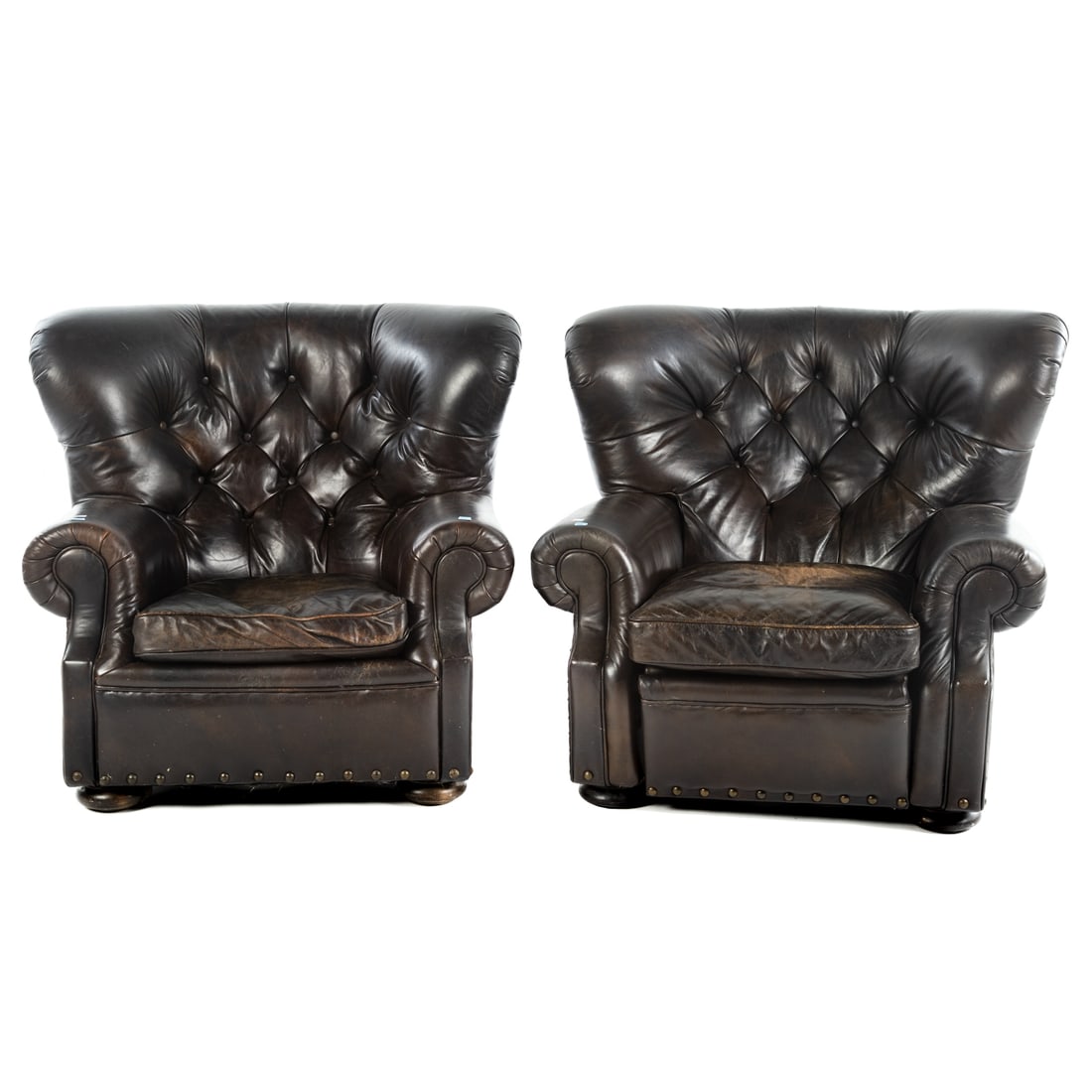 Two Restoration Hardware Churchill Tufted Chairs (1 of 5)