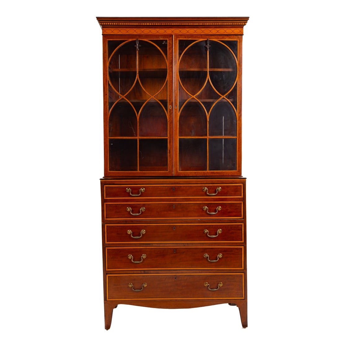 George III Mahogany Secretary Desk (1 of 5)