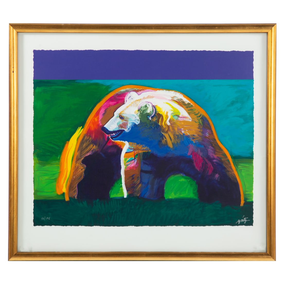 John Nieto. Grizzly Bear, serigraph (1 of 4)