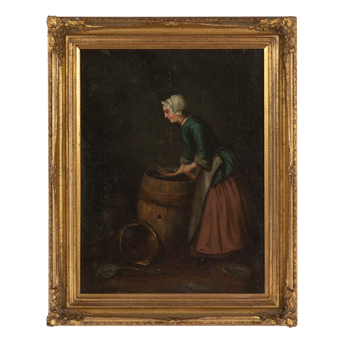 After Chardin. Scullery Maid, oil (1 of 5)