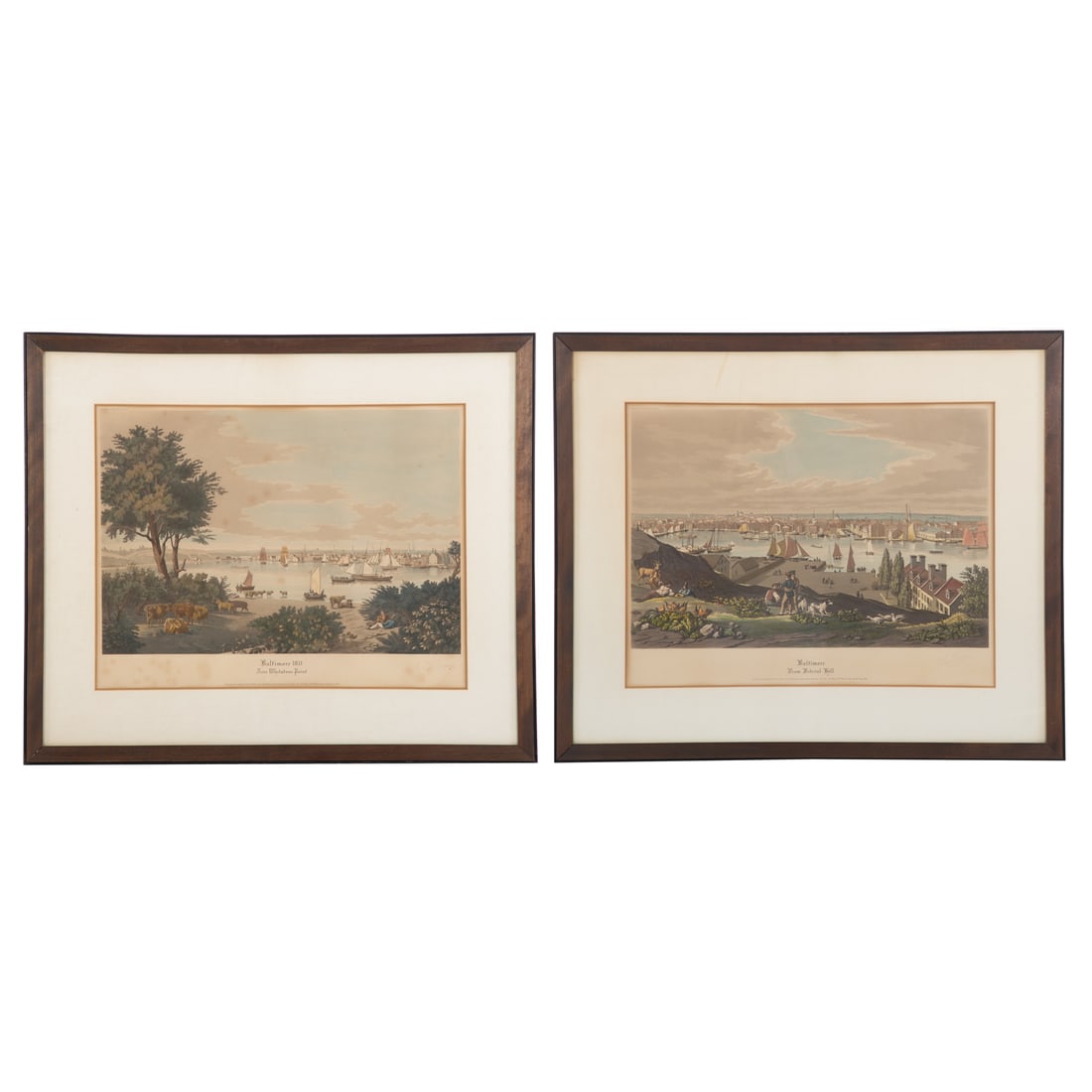 Raoul Varin. A Pair of Baltimore Themed Aquatints (1 of 11)