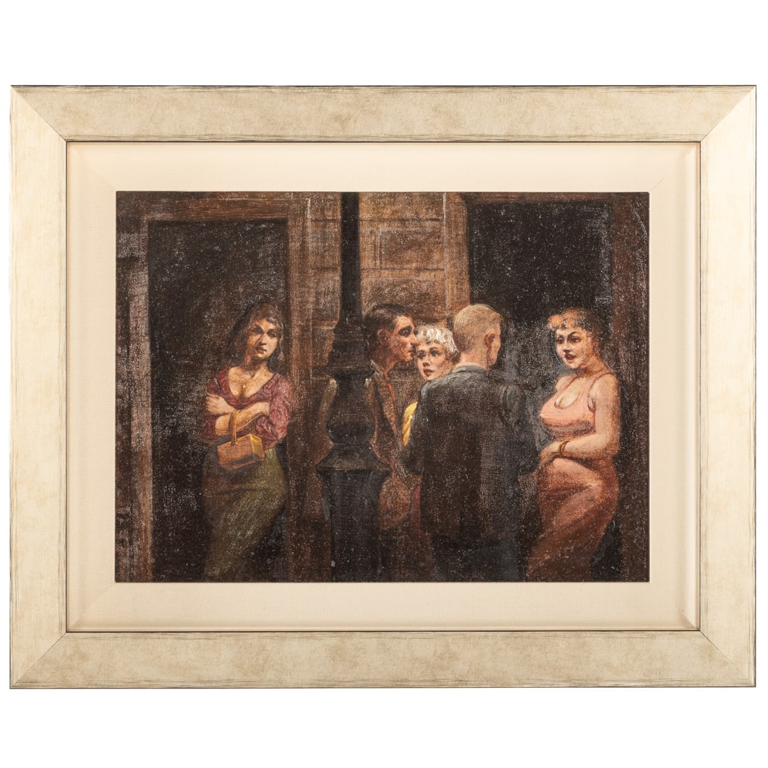 Joseph Sheppard. "Paris," oil (1 of 4)