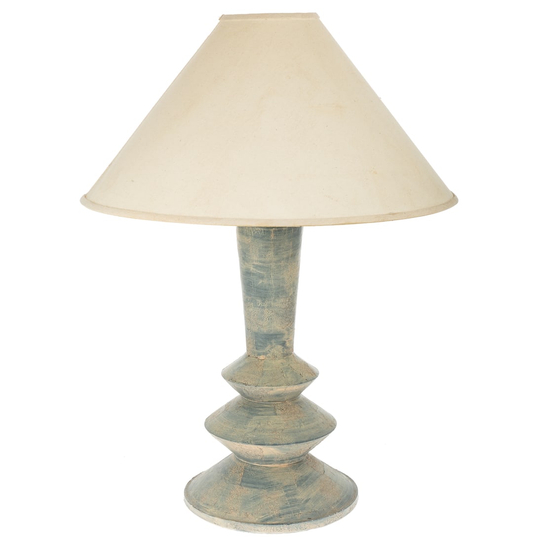 Giacometti Style Painted Plaster Table Lamp (1 of 4)