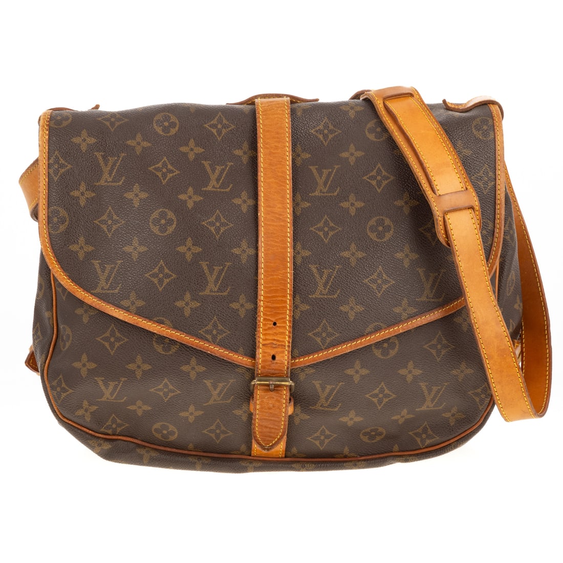 A Vintage Louis Vuitton Monogram Canvas Saumur GM (1 of 6)
