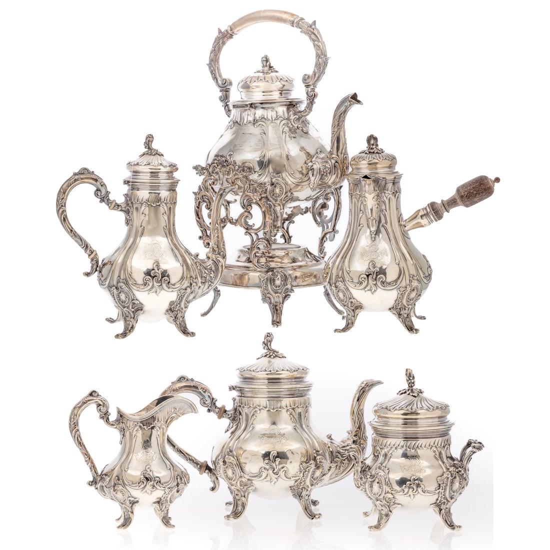 French Sterling Tea & Coffee Service (1 of 10)