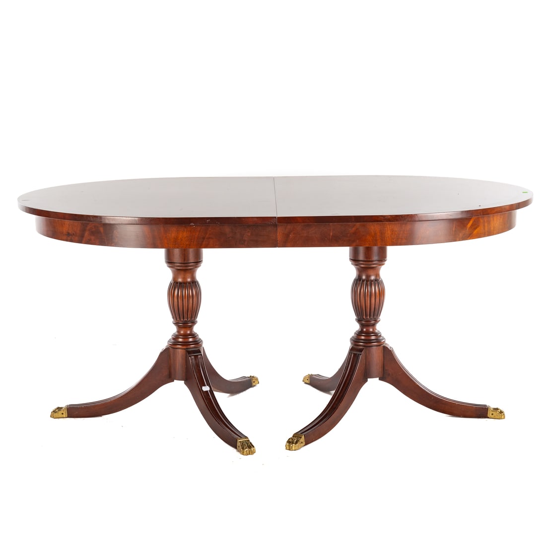 Henkel Harris Mahogany Banded Pedestal Table (1 of 10)