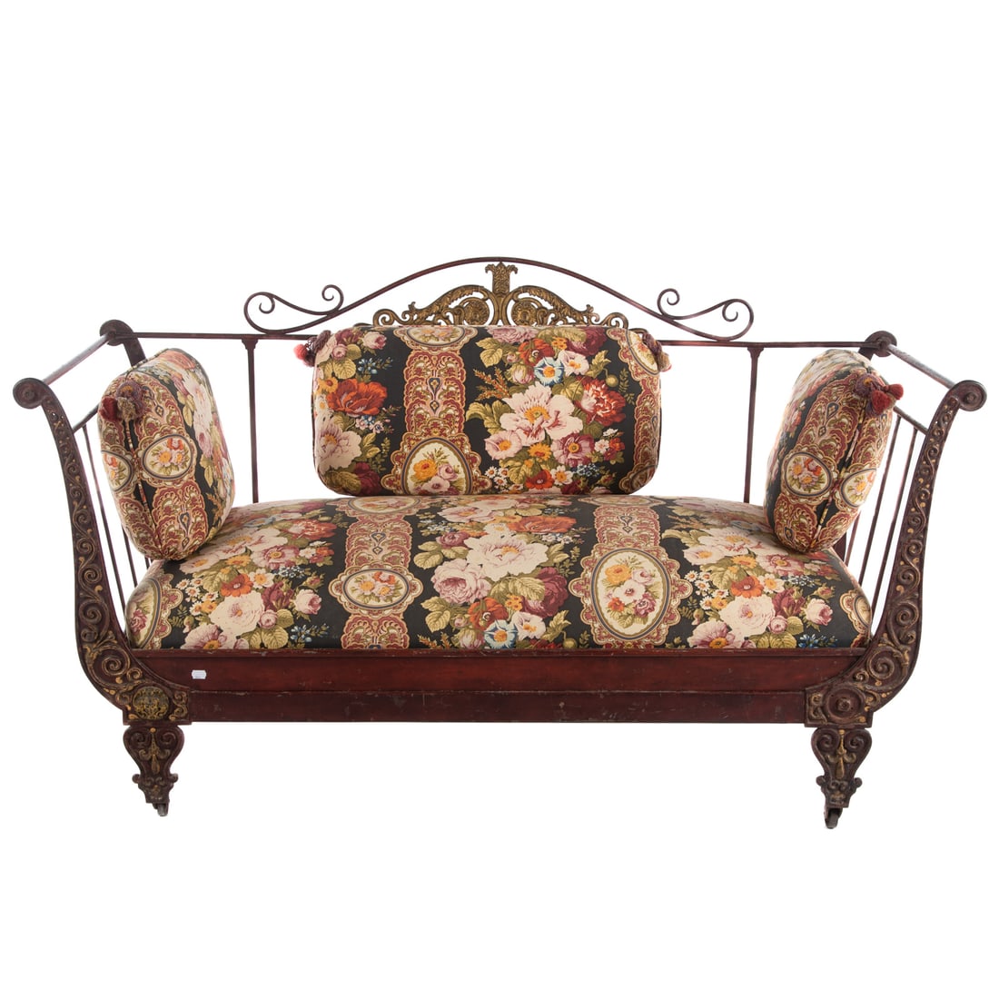 Classical Style Cast Iron Settee (1 of 3)