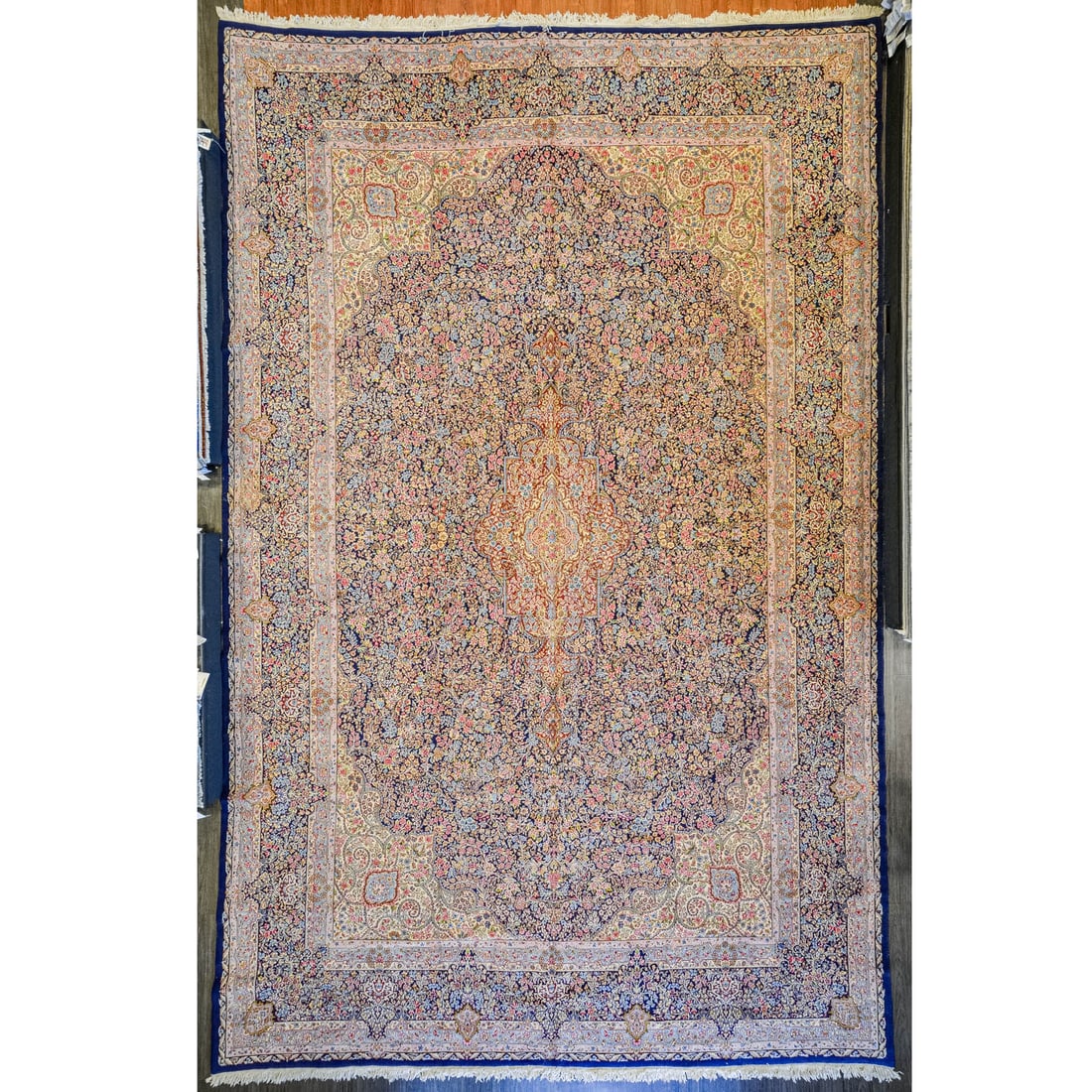 Semi-Ant. Kerman Carpet, Persia, 13.3 x 20.2 (1 of 6)