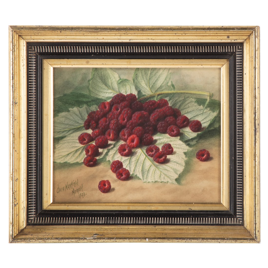 Clara Maxfield Arnold. Raspberries, watercolor (1 of 4)