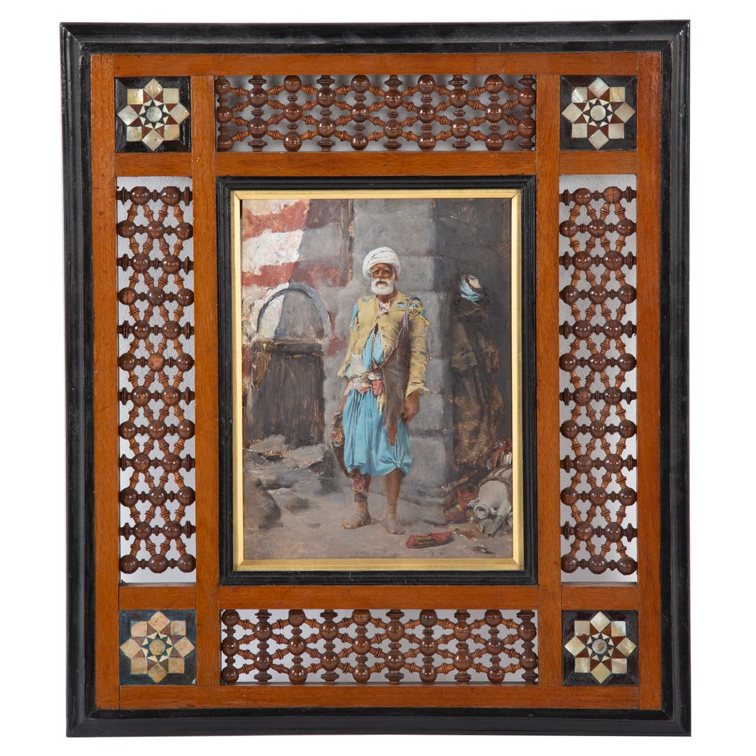 Alphons Leopold Mielich. "Orientalischer Handler," oil (1 of 6)