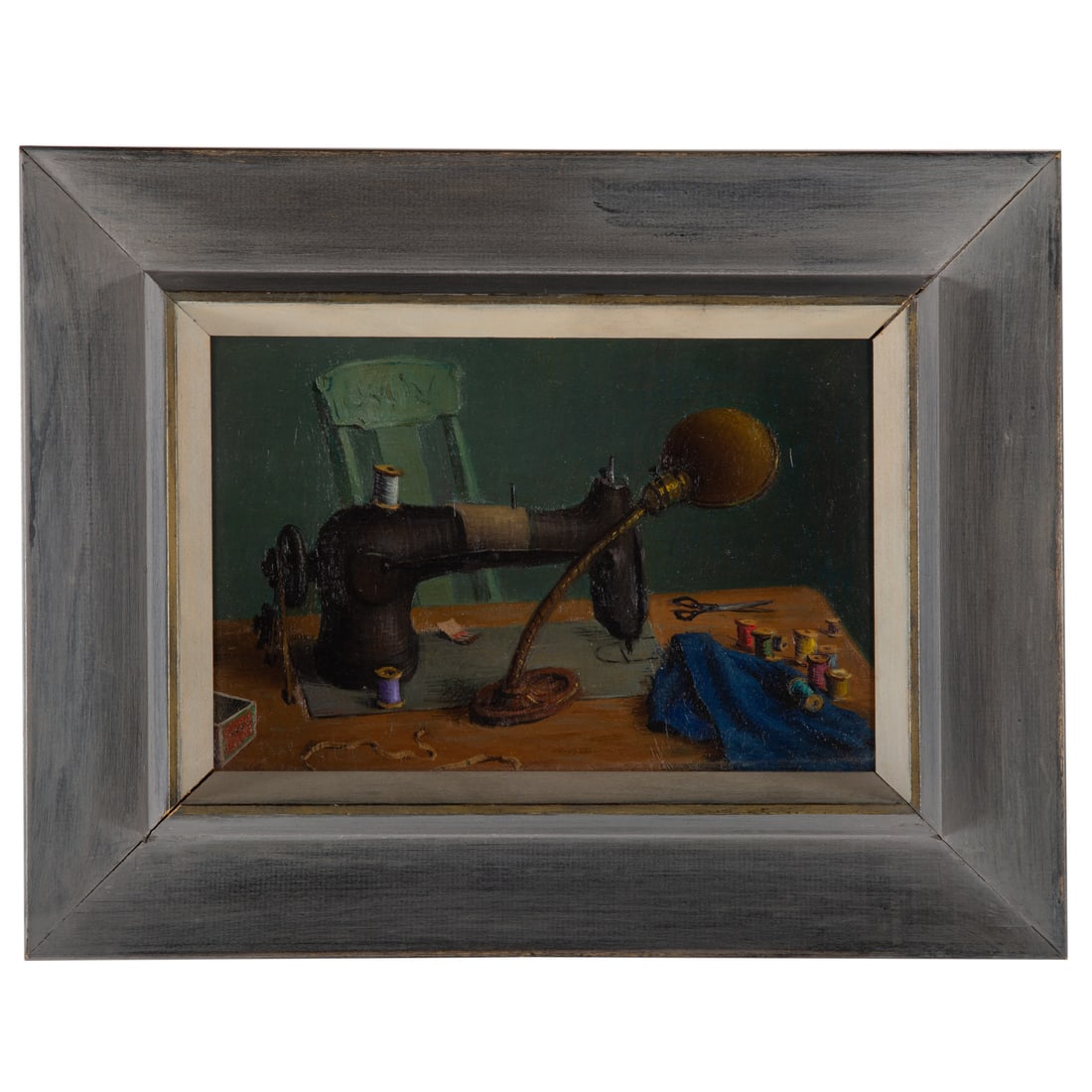 Jacob Glushakow. "Sewing Machine," oil (1 of 4)