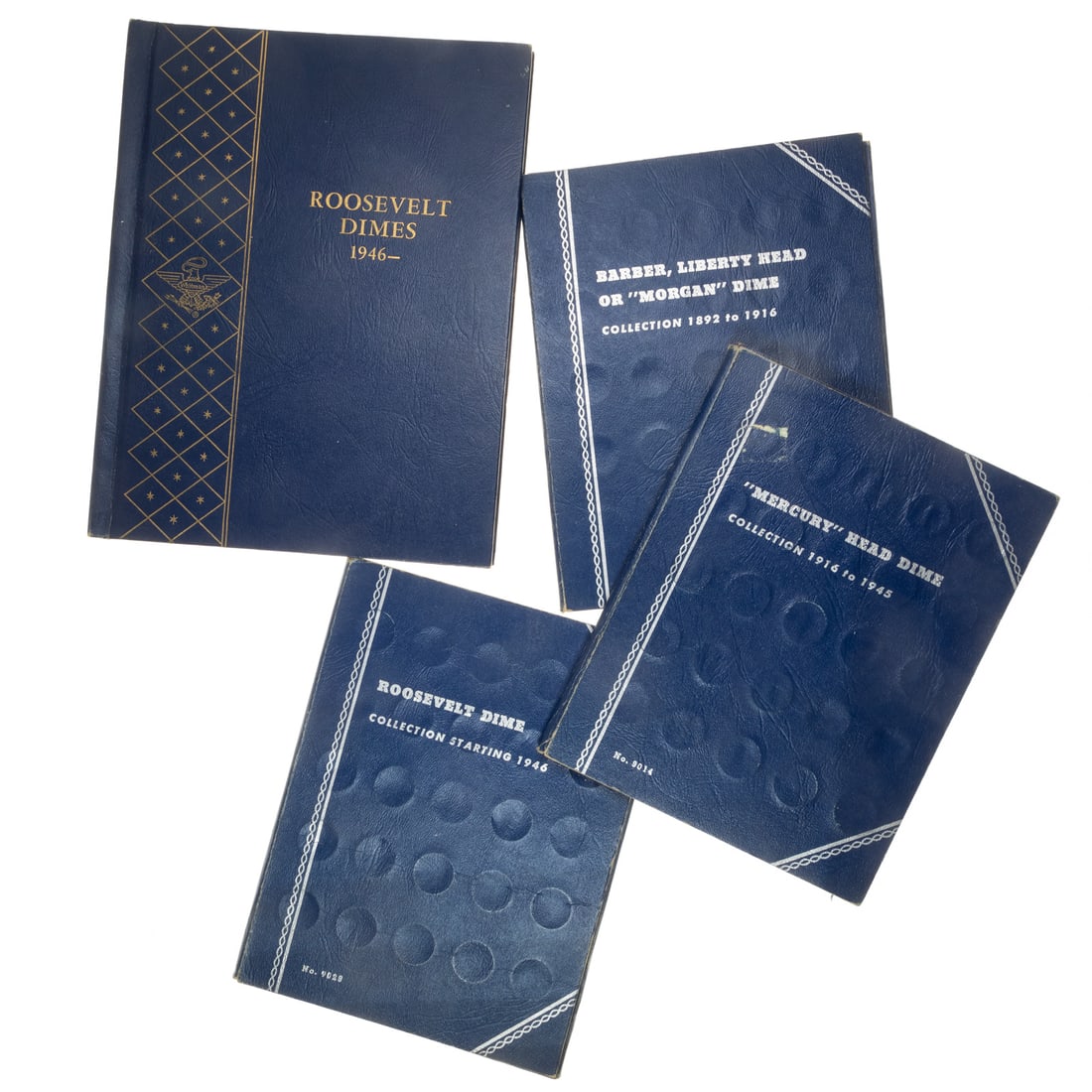 Four Albums of Silver Dimes 1892-1964 (1 of 6)