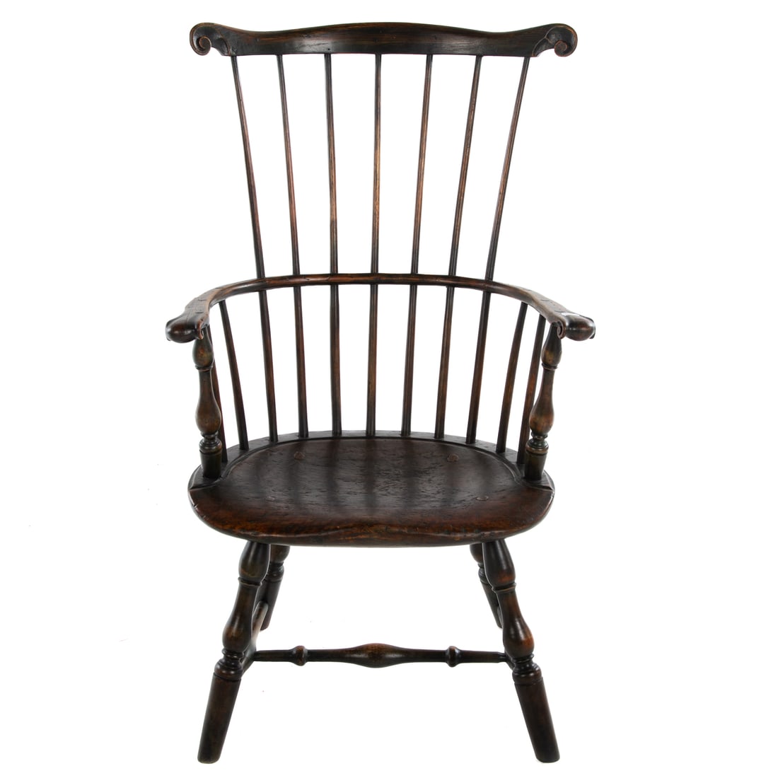 American Painted Comb Back Windsor Chair (1 of 4)