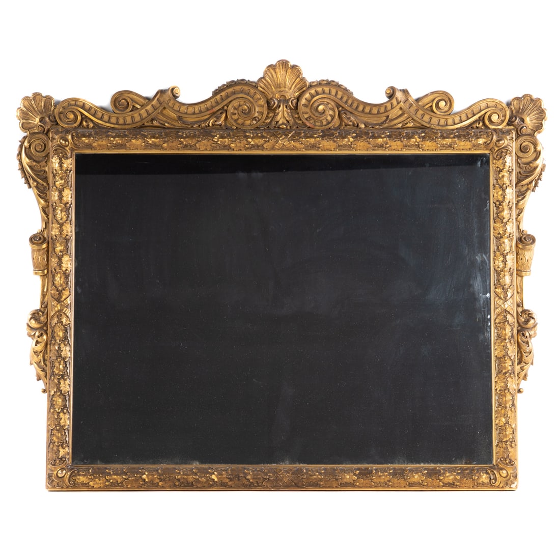 Large Georgian Style Giltwood Over Mantle Mirror (1 of 5)