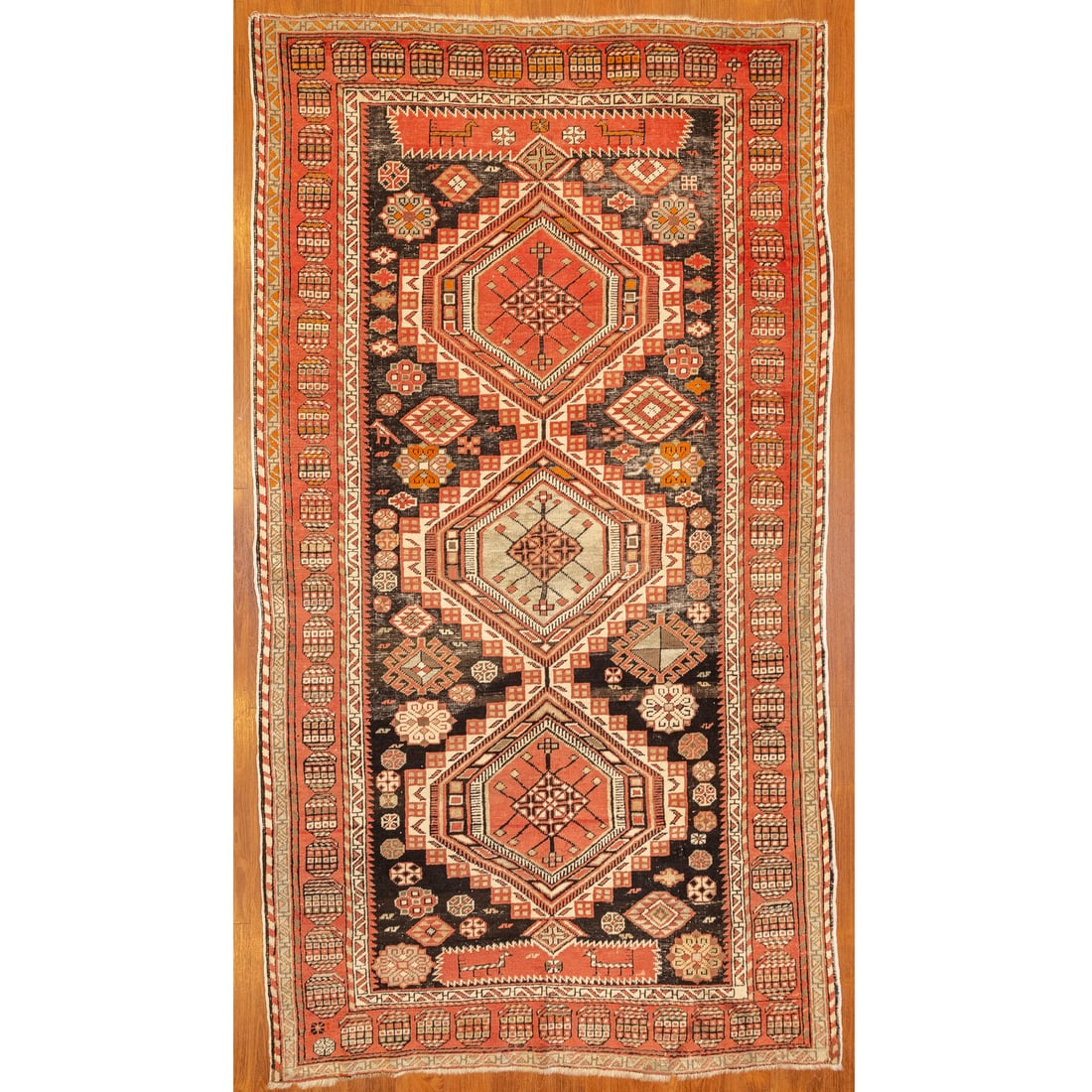 Antique Shirvan Rug, Cacasus, 4 x 7.3 (1 of 5)