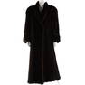 Scaasi Furs Brown Mink Full-Length Coat