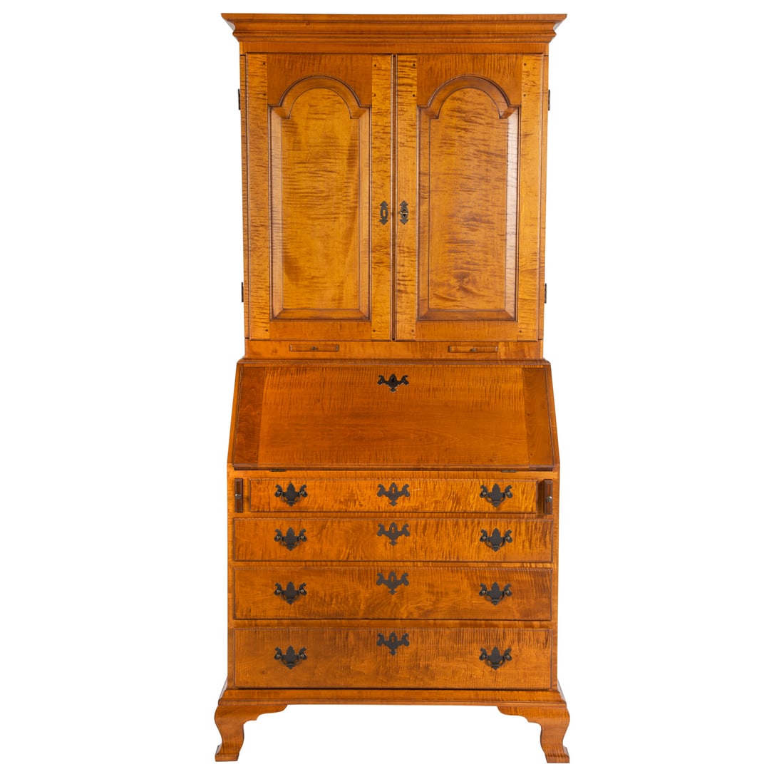 Eldred Wheeler Tiger Maple Secretary (1 of 6)