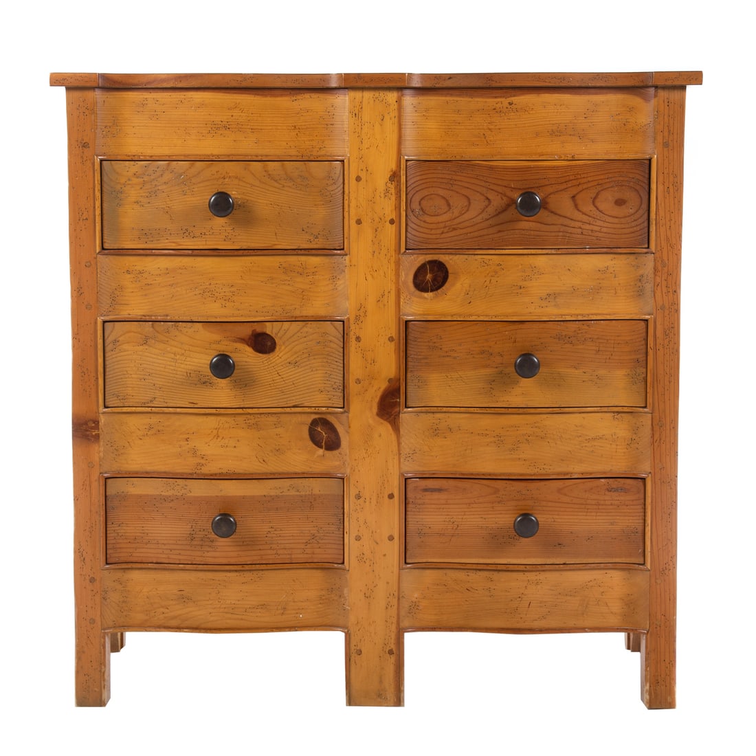 Baker Distressed Pine Chest, Milling Road (1 of 5)