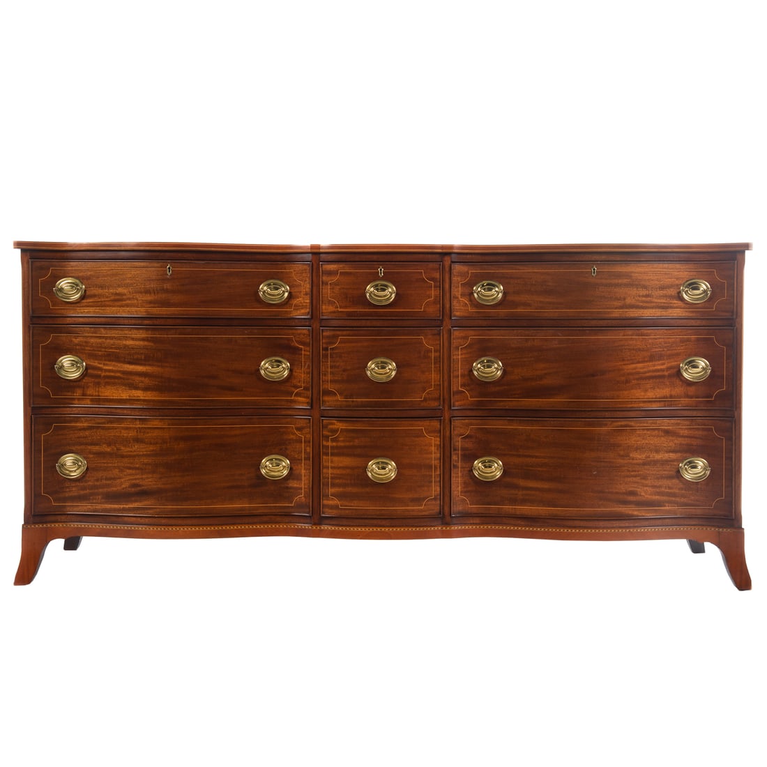 Potthast Inlaid Mahogany Double Dresser (1 of 8)