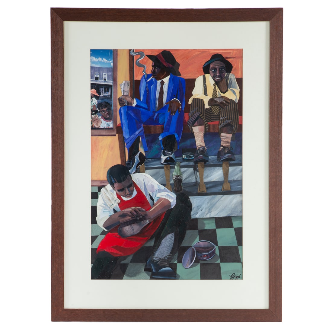 Gigi Boldon. "Cockeyed Willie," collage (1 of 4)