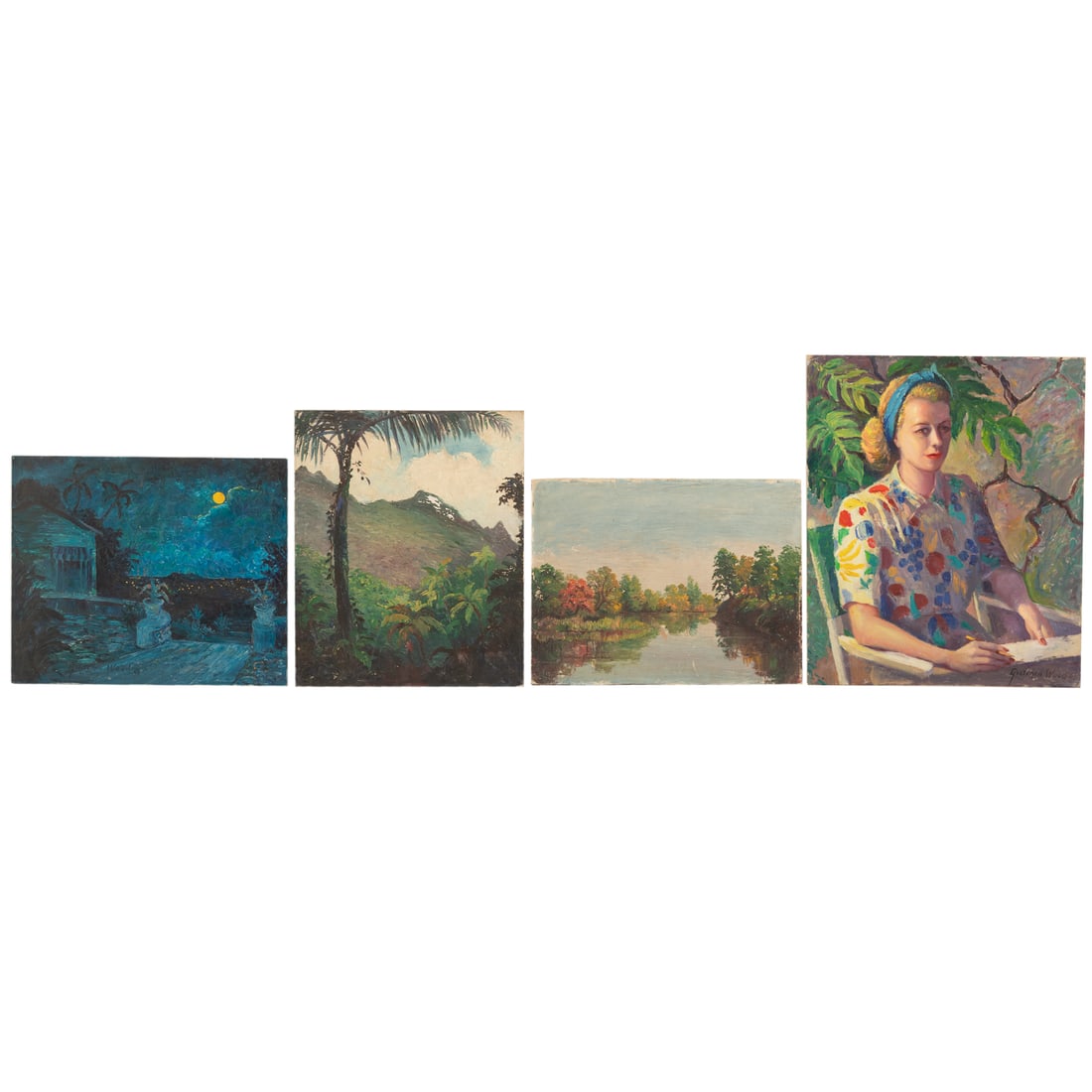 Gretchen Kratzer Wood. Four Oils (1 of 11)