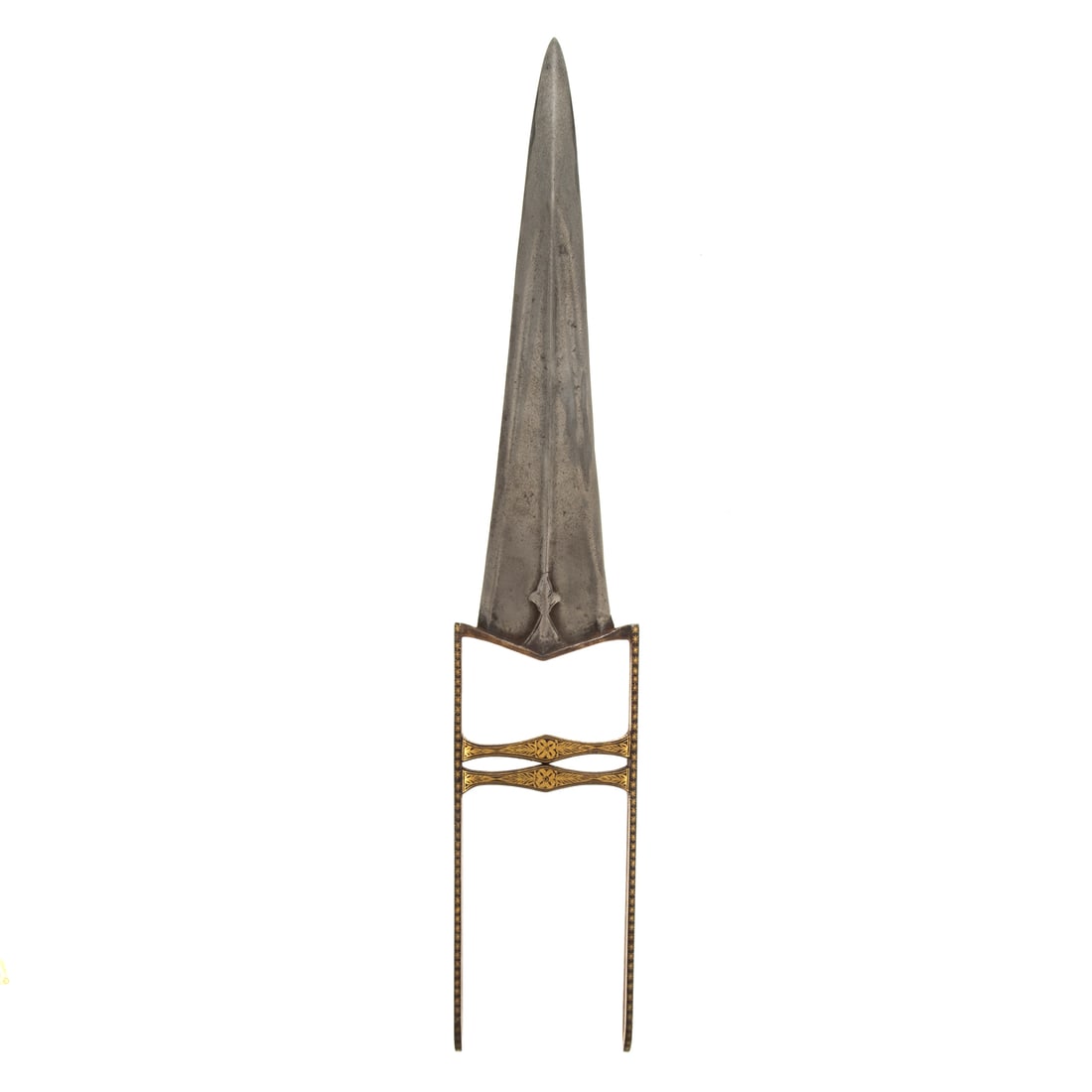 Indian Katar Knife with Koftgari Handle (1 of 4)