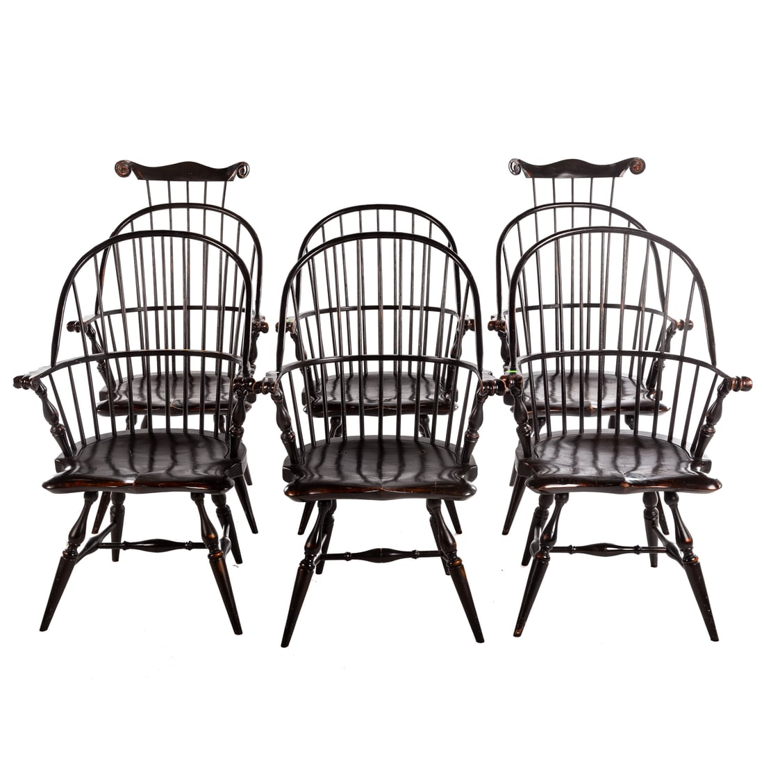 A Set Of Six Ashlen Windsor Style Chairs Auction