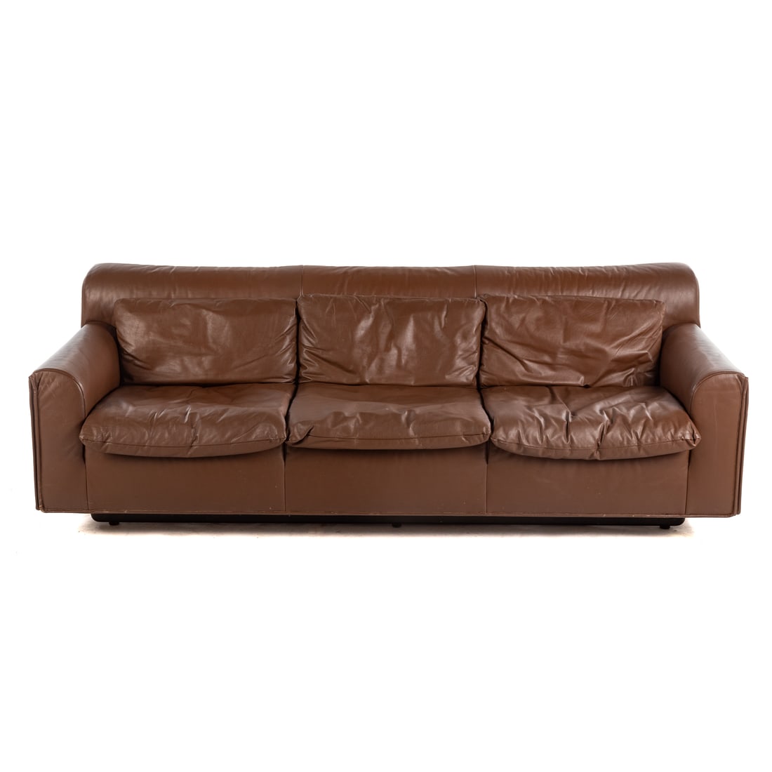 Knoll Contemporary Leather Sofa (1 of 4)