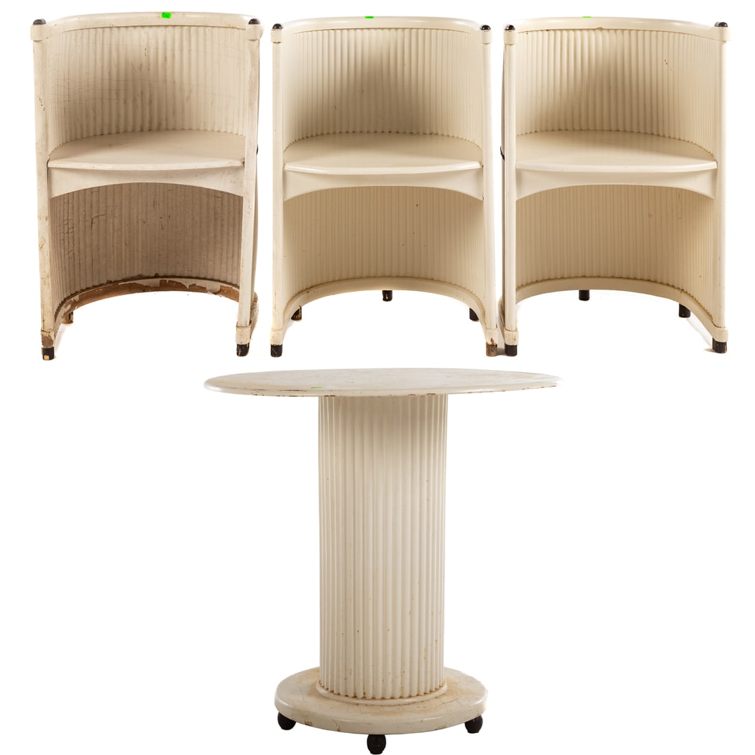 Wiener Werkstatte Four Piece Table & Chairs (1 of 6)