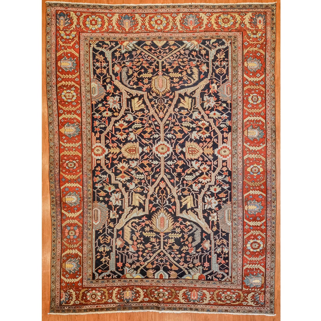 Antique Heriz Carpet, Persia, 9.3 x 12.4 (1 of 5)