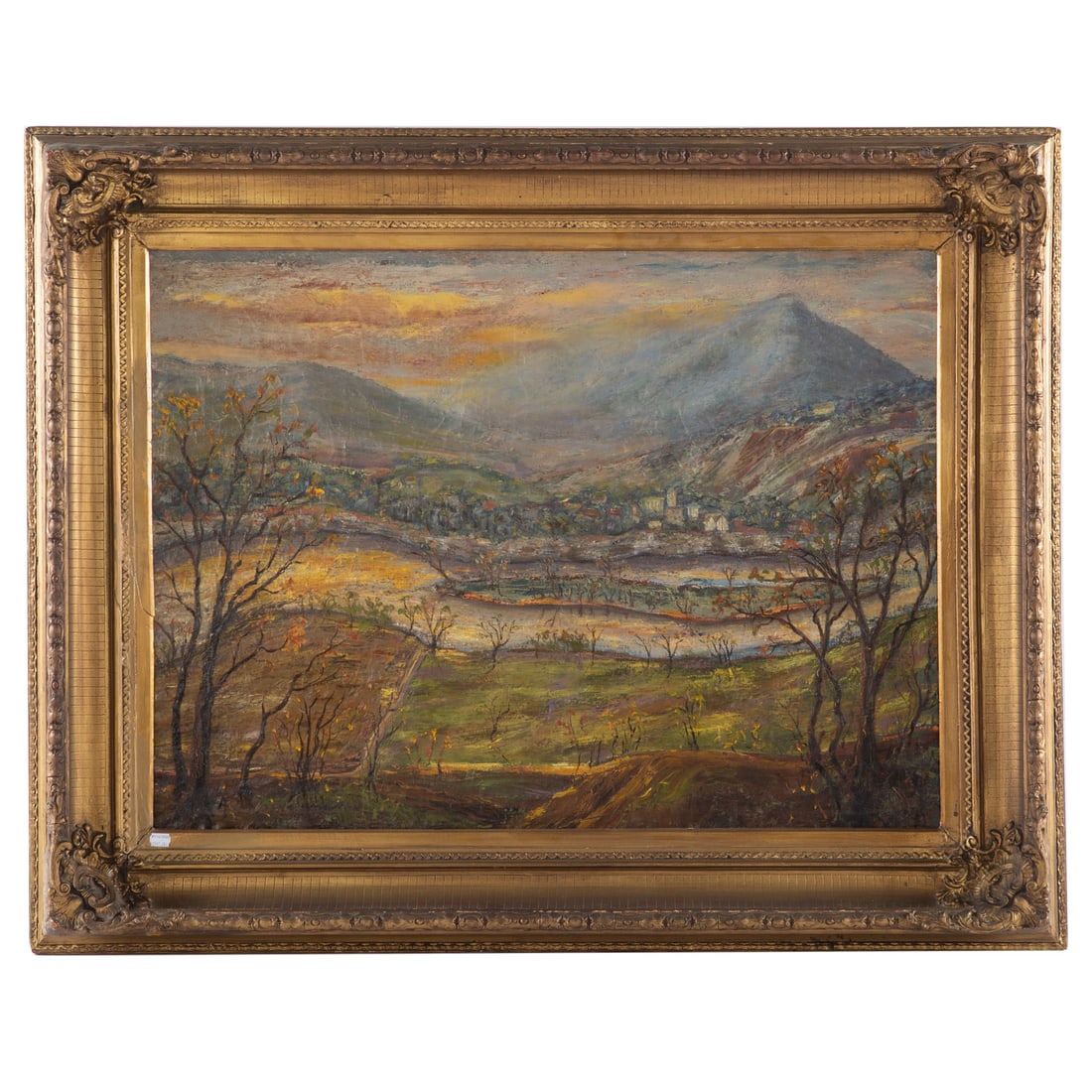 19th century. Landscape, oil (1 of 5)