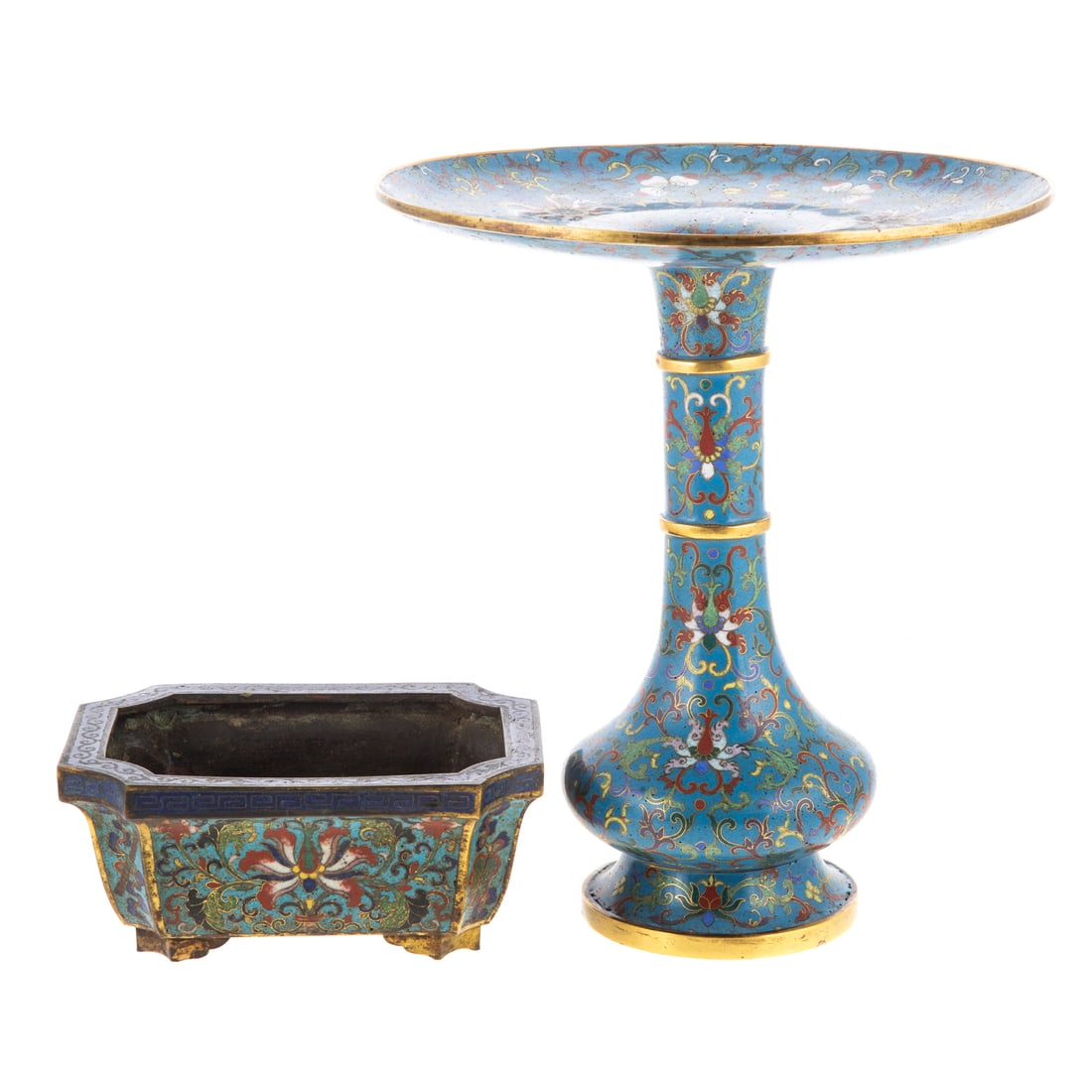 Two Chinese Cloisonne Objects (1 of 7)