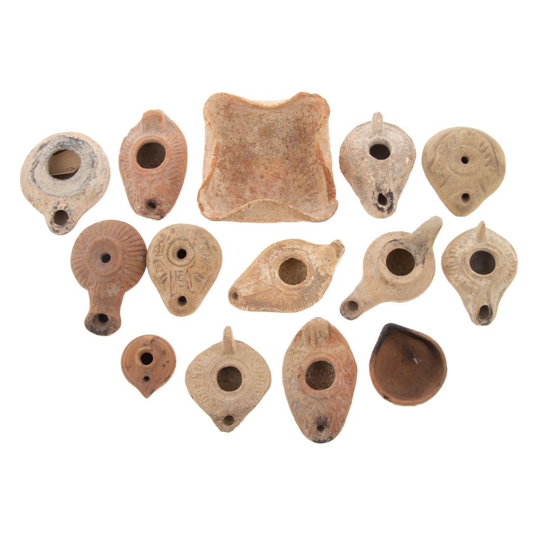 14 Ancient Terracotta Oil Lamps (1 of 7)